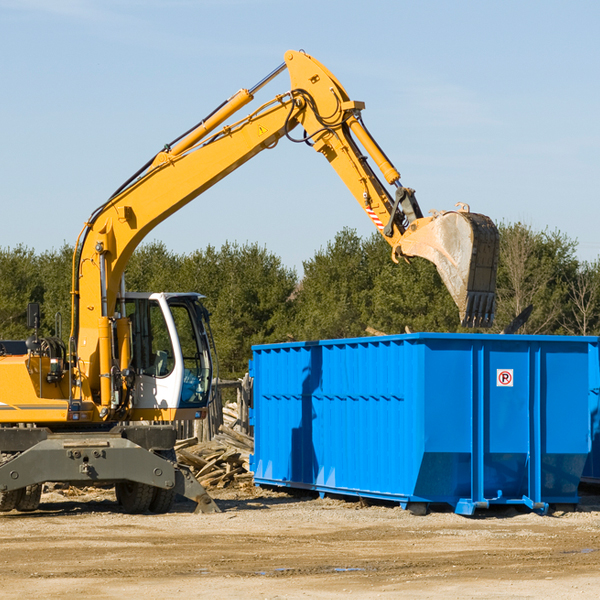 how does a residential dumpster rental service work in Alpine